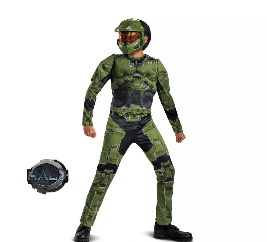 Translation missing: es.Disfraz de Master Chief Halo de Lujo para niño