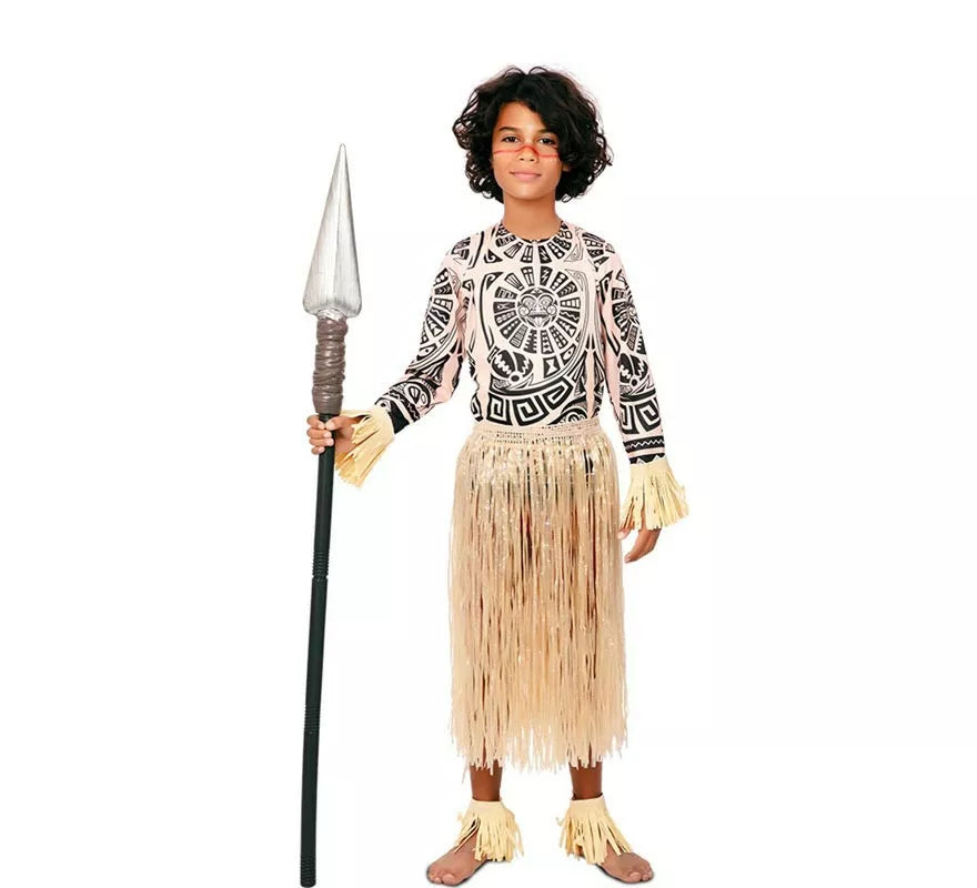Translation missing: es.Disfraz de Maui hawaiano semidiós para niño