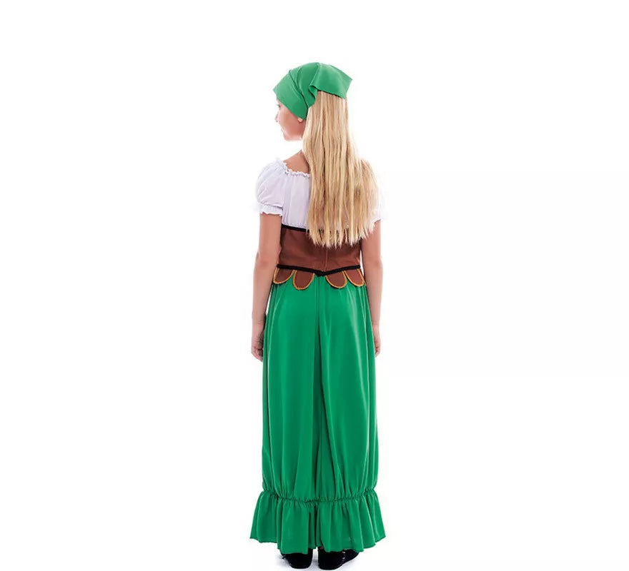 Translation missing: es.Disfraz de Mesonera Medieval Clásica para niña