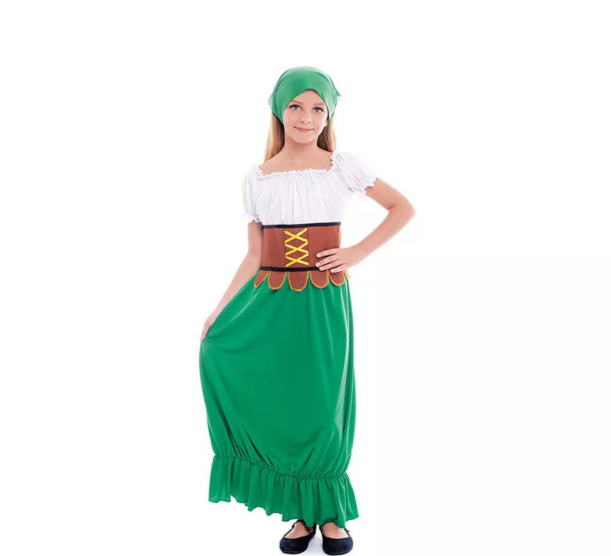 Translation missing: es.Disfraz de Mesonera Medieval Clásica para niña