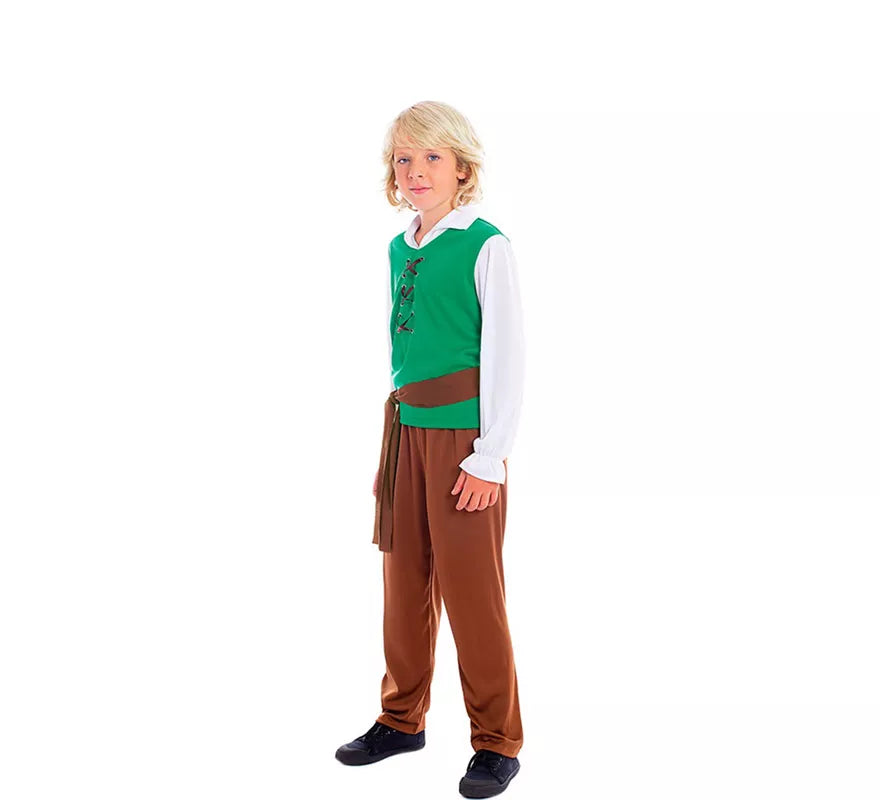 Disfraz de Mesonero Medieval Clásico para niño