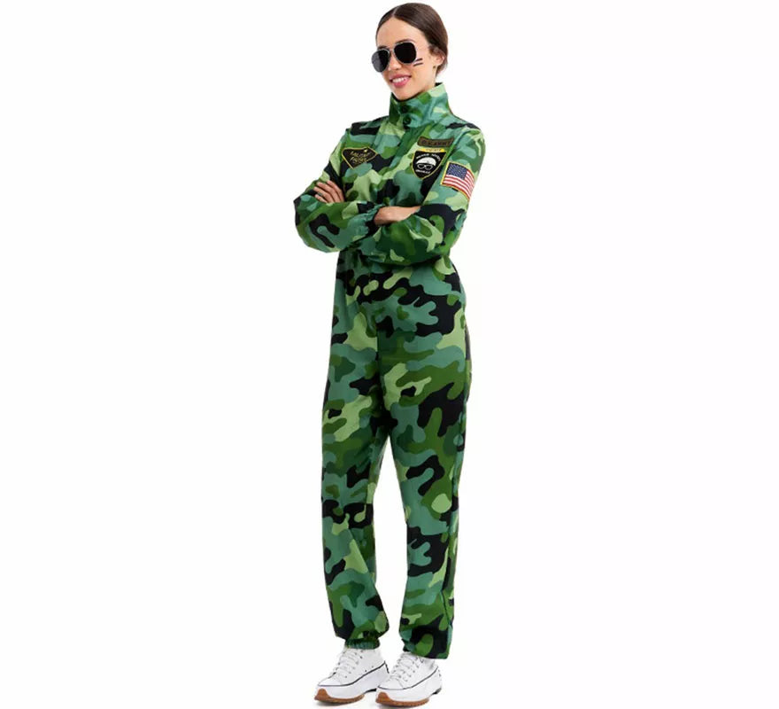 Translation missing: es.Disfraz de Militar Camuflaje para hombre