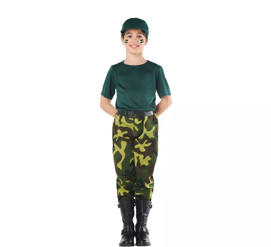 Translation missing: es.Disfraz de Militar Camuflaje para Niños
