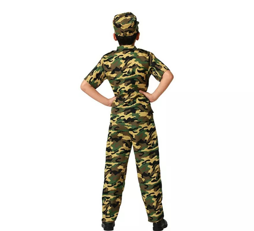 Translation missing: es.Disfraz de Militar traje camuflado para niño