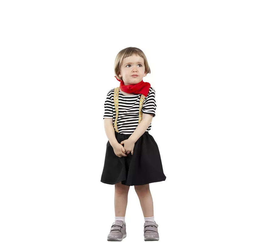 Translation missing: es.Disfraz de Mimo para bebé y niña