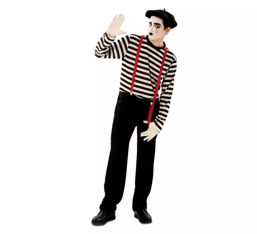Translation missing: es.Disfraz de Mimo para Hombre talla M-L