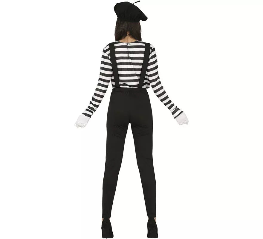 Translation missing: es.Disfraz de Mimo Parisino para mujer