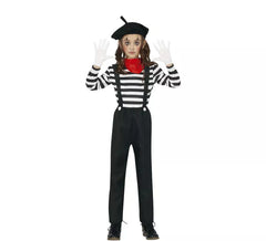 Disfraz de Mimo Parisino para niños