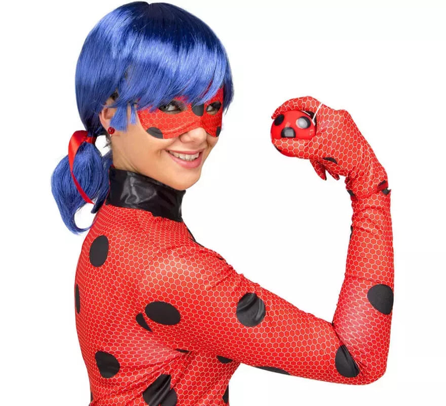 Translation missing: es.Disfraz de Miraculous Ladybug con peluca para mujer