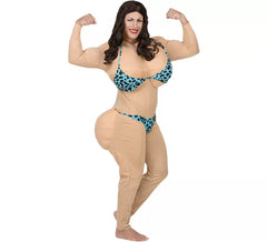 Disfraz de Miss Bikini Acolchado para hombre