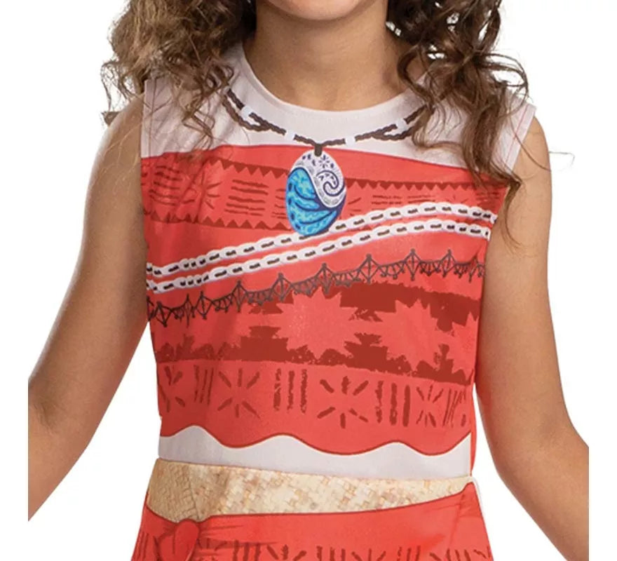 Disfraz de Moana Vaiana básico plus para niña