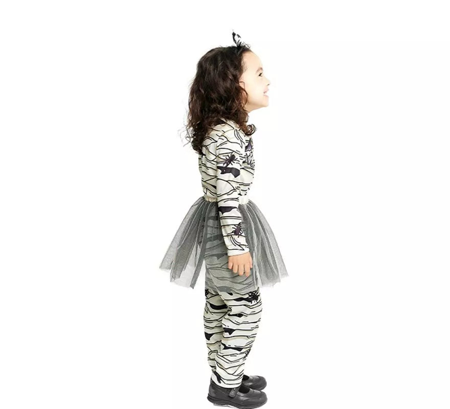 Translation missing: es.Disfraz de Momia con diadema y tutú para bebé y niña