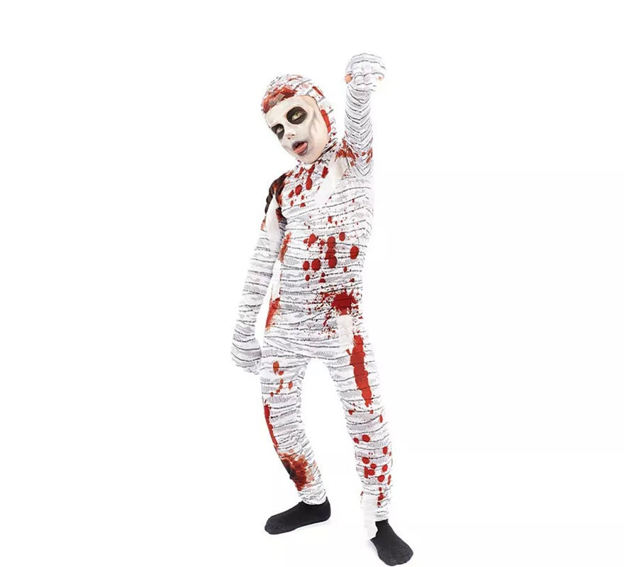 Disfraz de Momia Sangrienta para niño y adolescente