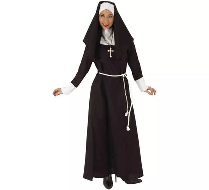 Disfraz de Monja Clásico para mujer