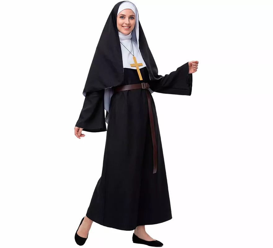 Translation missing: es.Disfraz de Monja Devota para mujer