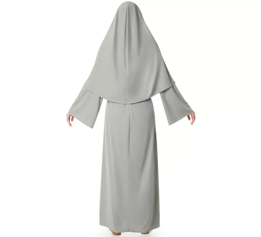 Translation missing: es.Disfraz de Monja gris para mujer