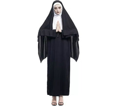 Disfraz de Monja Negro para mujer