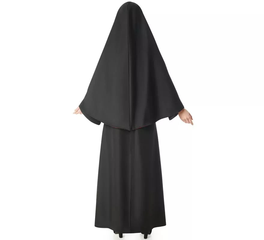 Translation missing: es.Disfraz de Monja negro para mujer