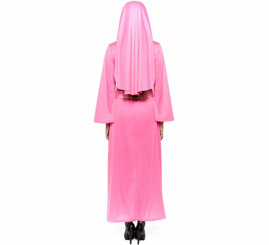 Translation missing: es.Disfraz de Monja rosa para mujer