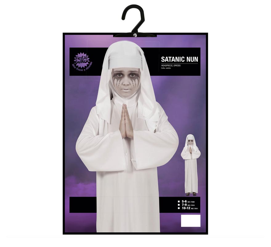 Translation missing: es.Disfraz de Monja Satánica para niña