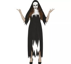 Disfraz de Monja Zombie para mujer