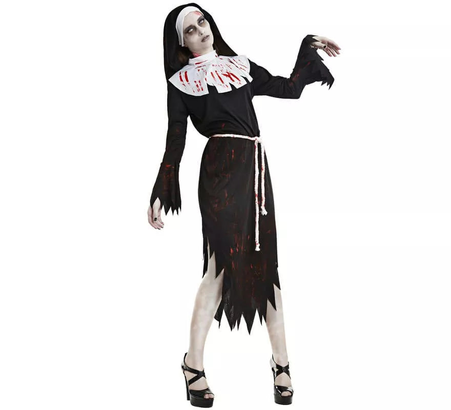 Translation missing: es.Disfraz de Monja Zombie para mujer