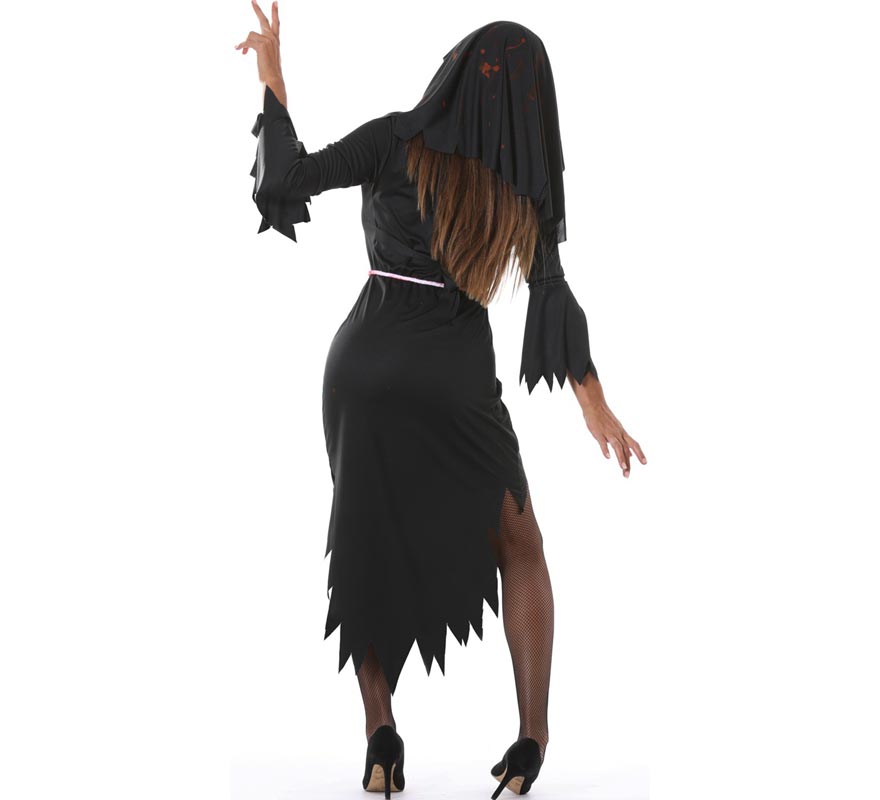 Disfraz de Monja Zombie para mujer