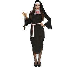 Disfraz de Monja Zombie para mujer
