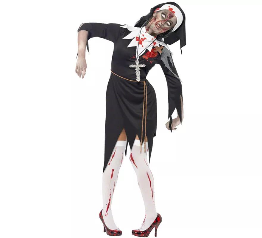 Translation missing: es.Disfraz de Monja Zombie para Mujer