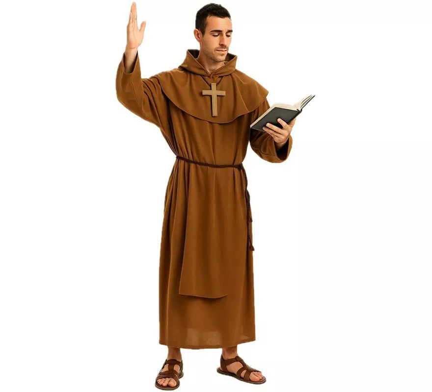 Translation missing: es.Disfraz de Monje Franciscano para hombre