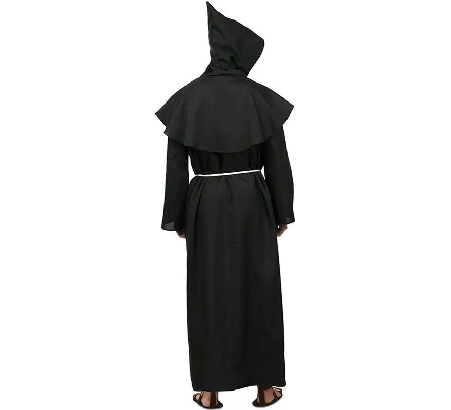 Translation missing: es.Disfraz de Monje medieval oscuro con cruz para hombre