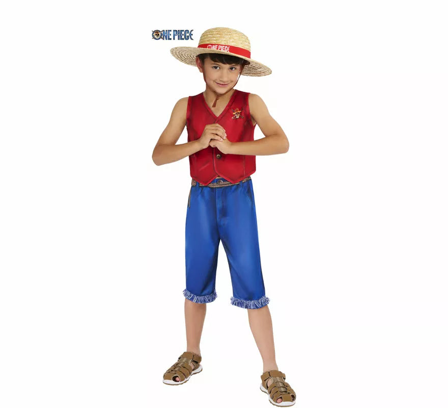 Translation missing: es.Disfraz de Monkey D. Luffy para niño