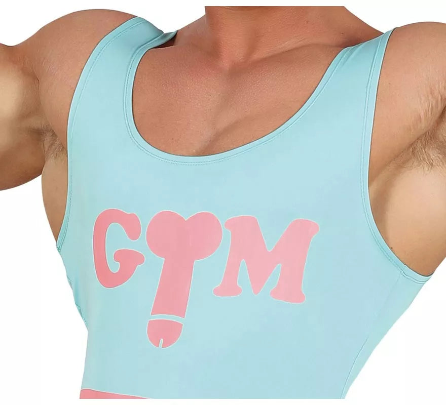 Translation missing: es.Disfraz de Mono de Estiramiento de Gimnasta para hombre
