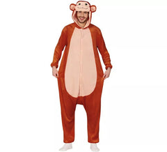 Disfraz de Mono Marrón Pijama para hombre