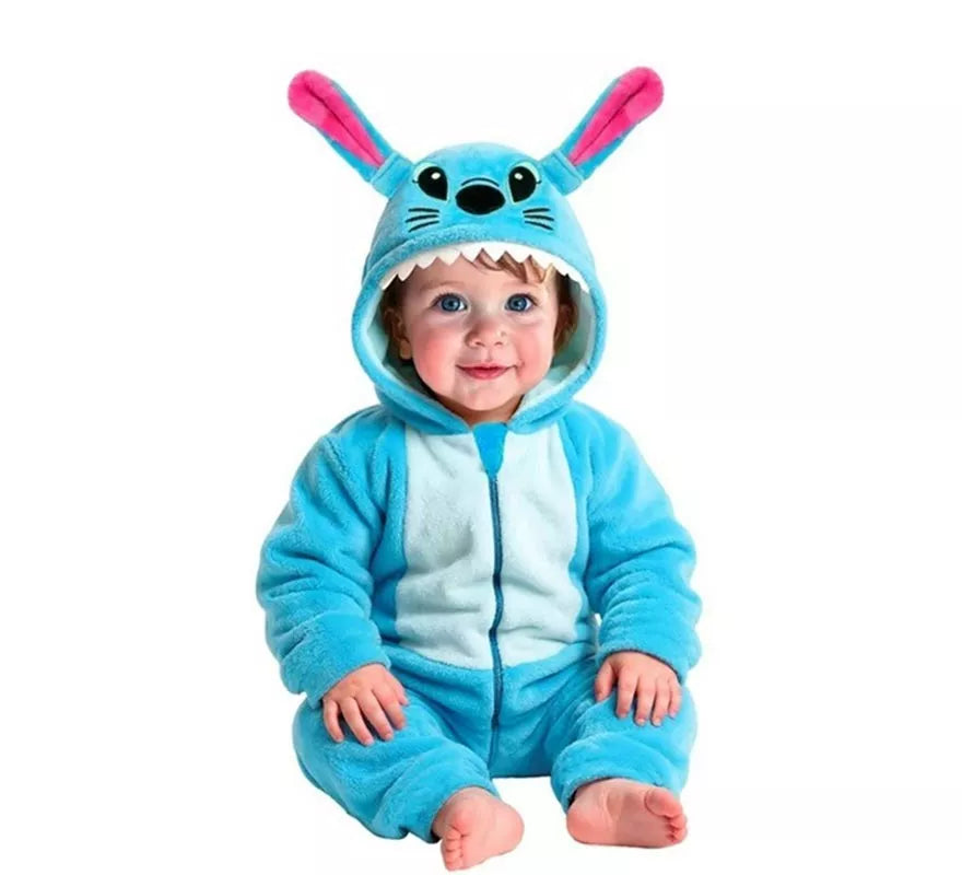 Translation missing: es.Disfraz de Monstruito azul Suave para niños y bebé