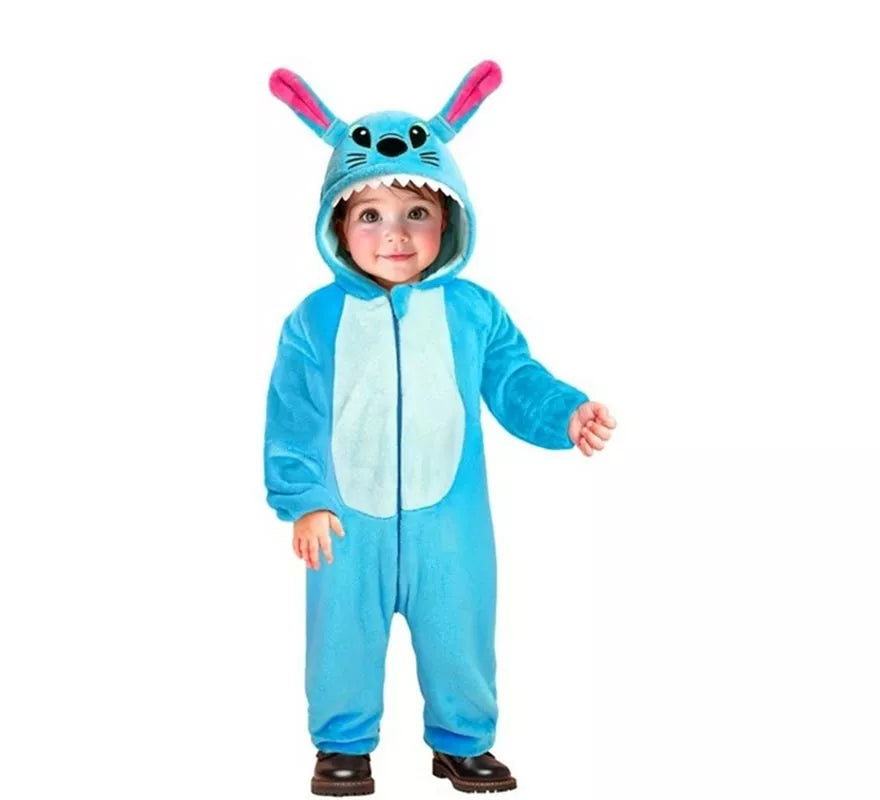 Translation missing: es.Disfraz de Monstruito azul Suave para niños y bebé