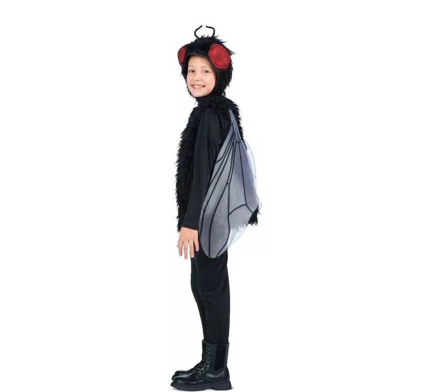 Disfraz de Mosca con gorro y alas para niños