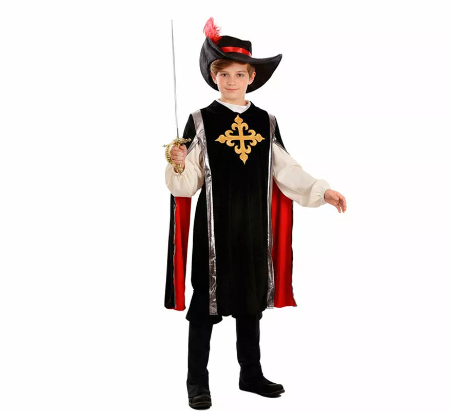 Disfraz de Mosquetero Elegante para niño