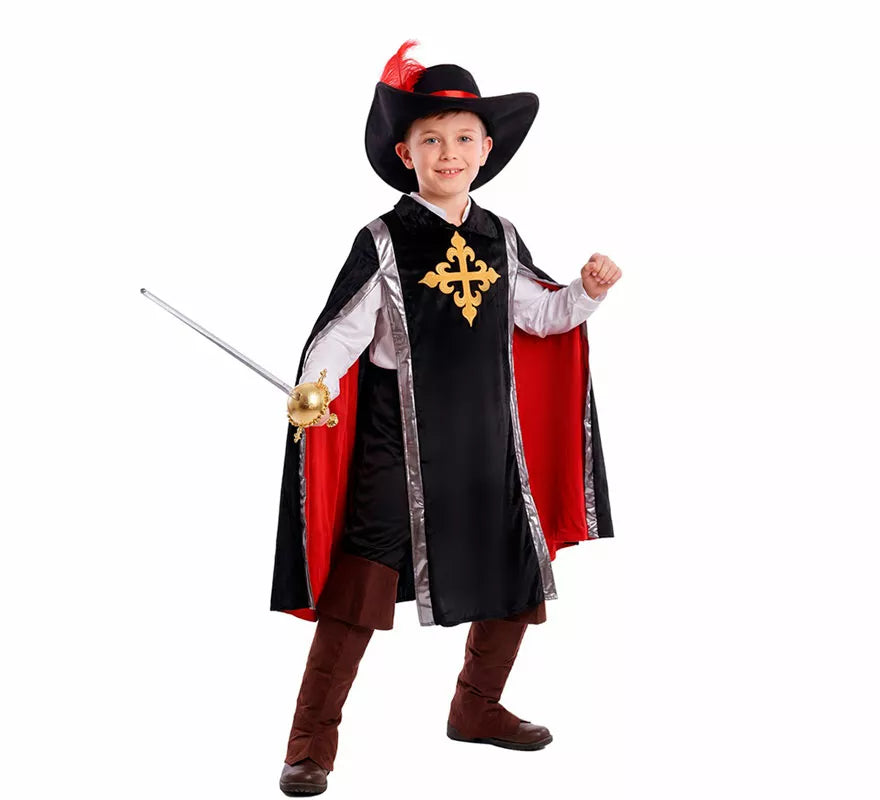 Disfraz de Mosquetero Elegante para niño