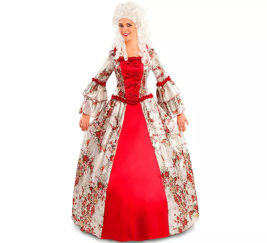 Translation missing: es.Disfraz de Mujer Colonial roja para mujer