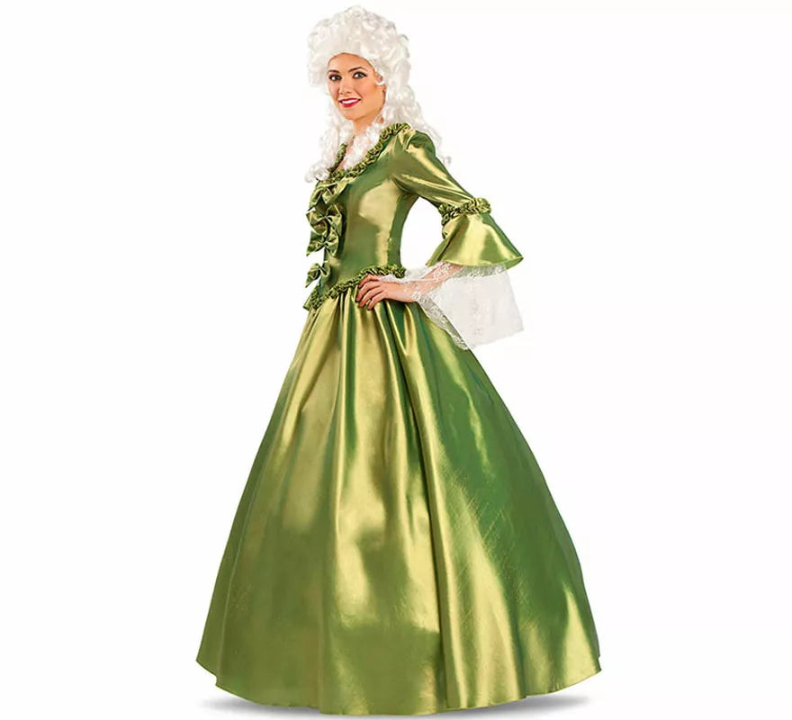 Translation missing: es.Disfraz de Mujer de Versalles verde para mujer