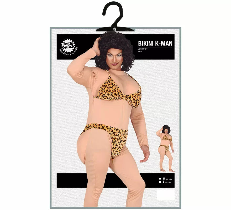 Translation missing: es.Disfraz de Mujer en Bikini para hombre