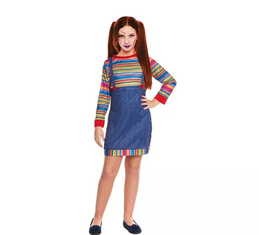 Translation missing: es.Disfraz de Muñeca Asesina para niña