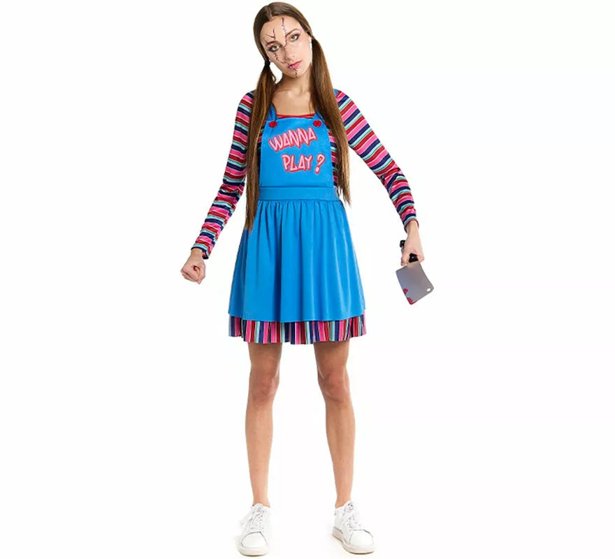 Translation missing: es.Disfraz de Muñeca Diabólica para mujer