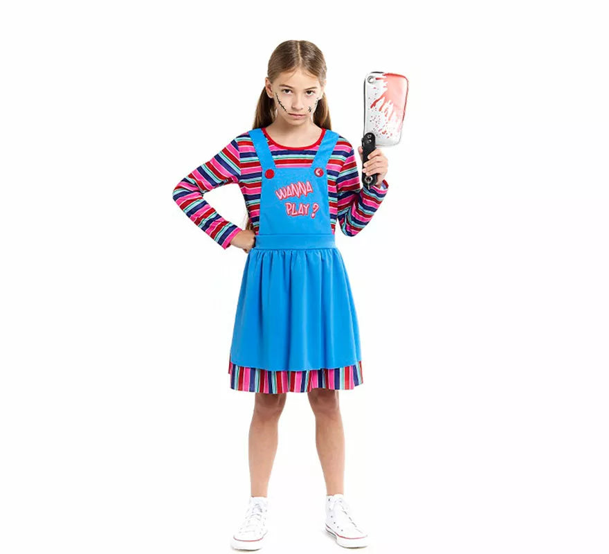 Translation missing: es.Disfraz de Muñeca Diabólica para niña