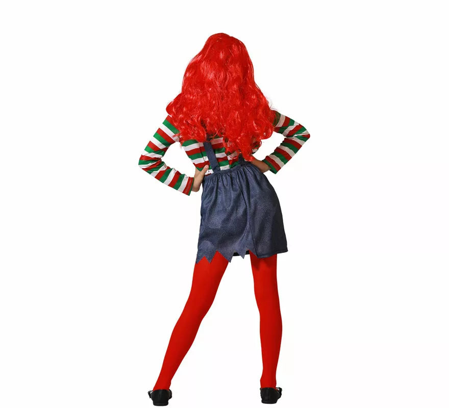 Translation missing: es.Disfraz de Muñeca Diabólica para niña