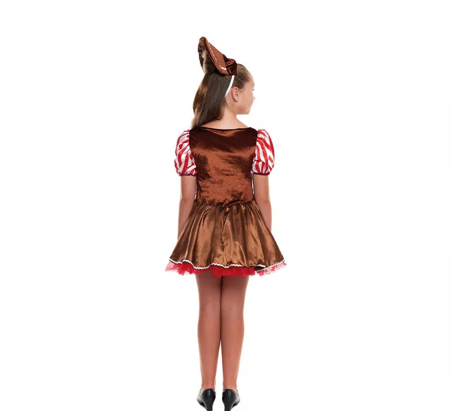 Translation missing: es.Disfraz de Muñeca Jengibre de Navidad para niña