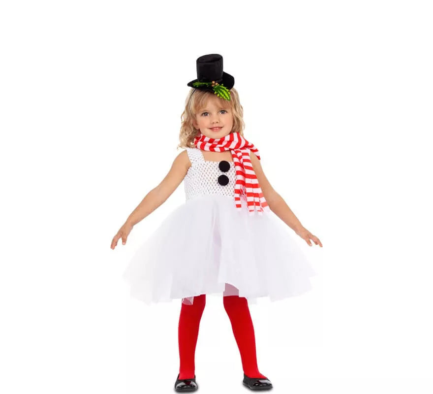 Translation missing: es.Disfraz de Muñeco de Nieve con Tutú para niña y bebé