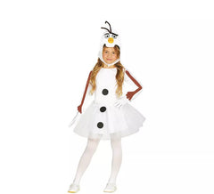 Disfraz de Muñeco de Nieve Fantasía con Tutú para niña