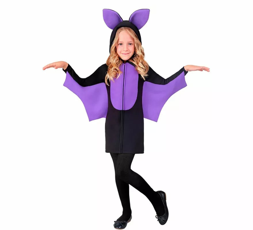 Translation missing: es.Disfraz de Murciélago morado para niña